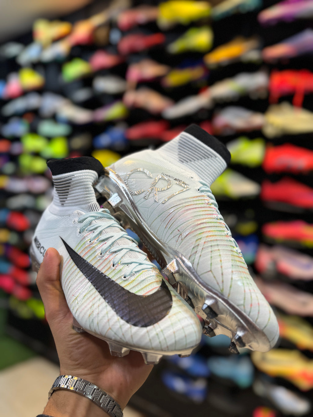 Mercurial superfly7 white cr7