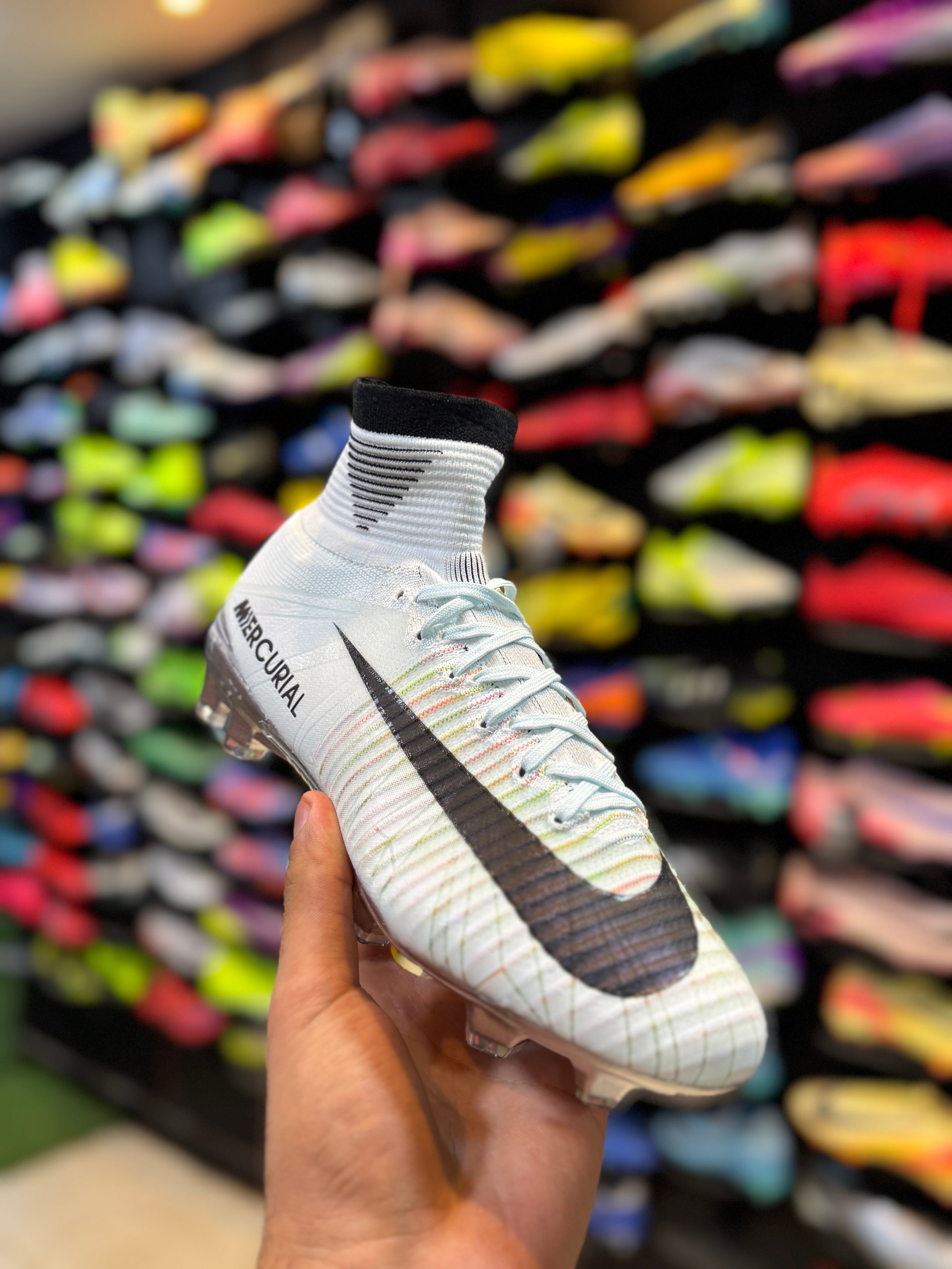 Mercurial superfly7 white cr7